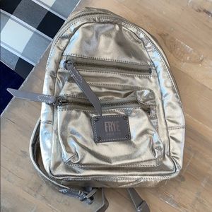 Metallic Nylon Backpack